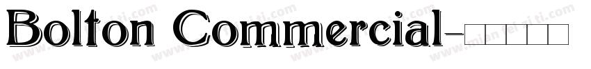Bolton Commercial字体转换